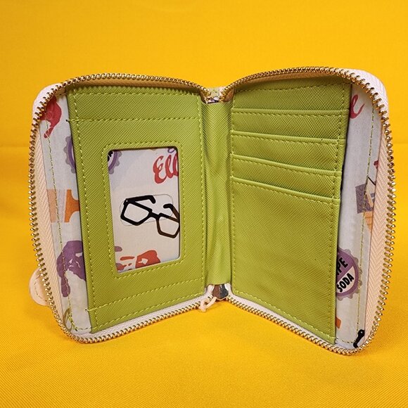 Loungefly Disney Pixar Up Carl & Ellie Mailbox Paint Zip Wallet NEW - Picture 10 of 11